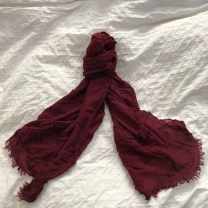 Burgundy Scarf